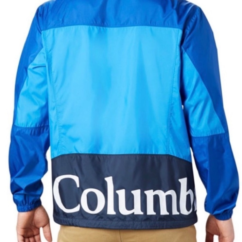 Columbia NWOT Men’s Blue & Black Lightweight Windbreaker Jacket - Sz XL - Picture 3 of 14